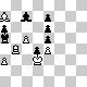 chess diagram mate in 5 - problem difficulty: ****